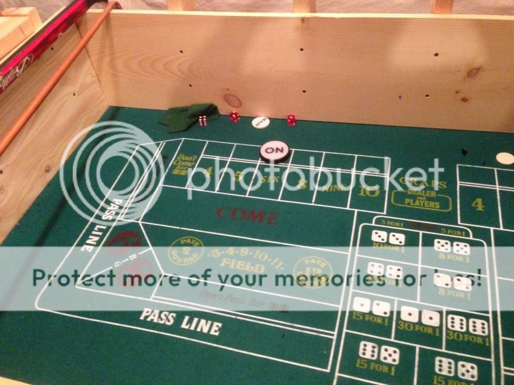 homemade craps table for 60? Other Gambling Games Forum Discuss